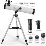 Camping Appliances: Pro Astronomical Telescope 114mm Aperture 875X Zoom HD High Resolution