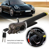 Automotive Parts: Car Steering Wheel Anti-theft Lock Foldable Anti-theft Security Car T-Lock