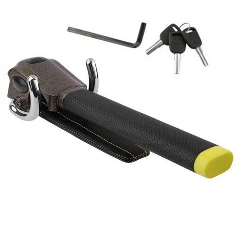 Automotive Parts: Car Steering Wheel Anti-theft Lock Foldable Anti-theft Security Car T-Lock