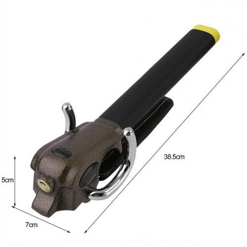 Automotive Parts: Car Steering Wheel Anti-theft Lock Foldable Anti-theft Security Car T-Lock