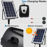 Aquarium Filters & Pumps: Solar Pond Pump Air Pump Solar Powered Pool Fish Tank Oxygenator Oxygen Aerator