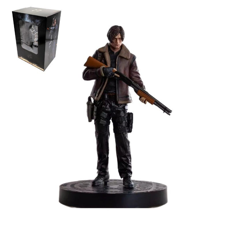 Dolls, Playsets & Toy Figures: Resident Evil Leon Scott Kennedy Figure Game Model Statue Toy 33cm