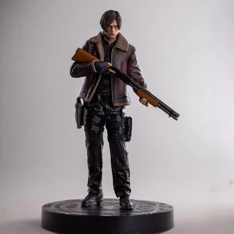Dolls, Playsets & Toy Figures: Resident Evil Leon Scott Kennedy Figure Game Model Statue Toy 33cm