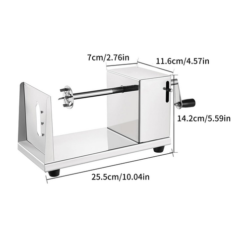 Kitchen Knives: Potato Twister Tornado Slicer Cutter Stainless Steel Vegetable Spiral Machine
