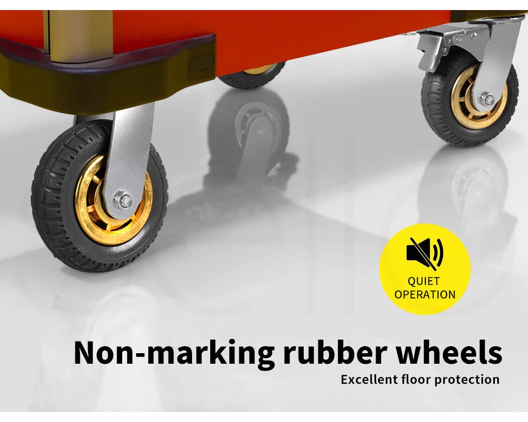 Utility Trolleys: 4X 6" / 150mm Heavy Duty Swivel Caster Wheels Castor 1000KG Load,2 with Brakes