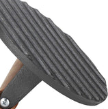 Kitchen Utensils: 7" Heavy Duty Burger Press W/ Solid Wood Handle for Meat Smasher Hamburger Steak