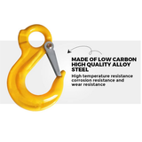 Caravan Accessories: 8/10mm Hammerlock +Eye Sling Hook Safety Chain Caravan Trailer connecting Extend