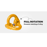 Caravan Accessories: 8/10mm Hammerlock +Eye Sling Hook Safety Chain Caravan Trailer connecting Extend