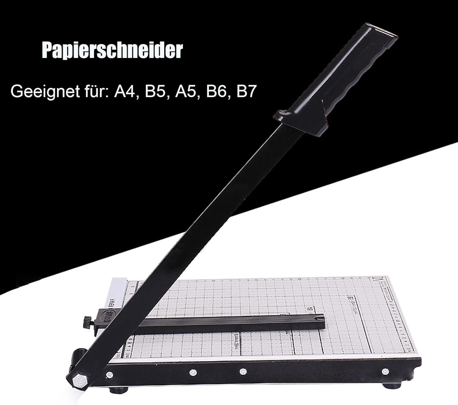 Office Supplies: Professional Heavy Duty A4 To B7 Paper Cutter Guillotine Trimmer Home Office