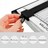 Office Supplies: Professional Heavy Duty A4 To B7 Paper Cutter Guillotine Trimmer Home Office
