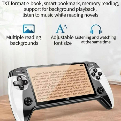Handheld X9 Retro Game Console 5.5 Inch IPS Screen,Video Games,30000+ Games