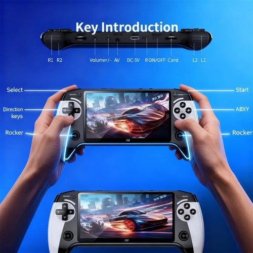 Handheld X9 Retro Game Console 5.5 Inch IPS Screen,Video Games,30000+ Games