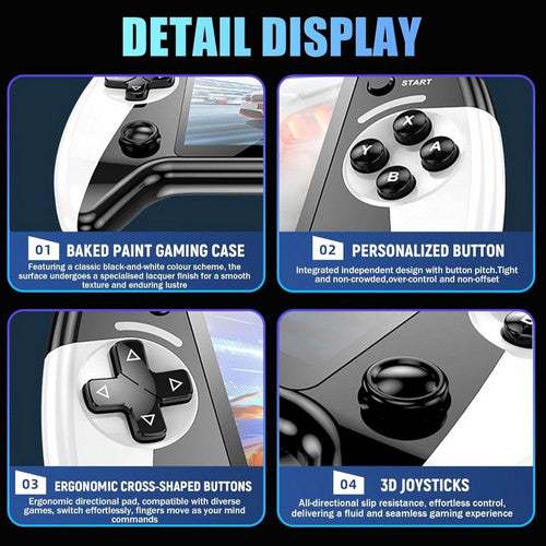 Handheld X9 Retro Game Console 5.5 Inch IPS Screen,Video Games,30000+ Games