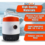 SEAFLO 12V 1100GPH Automatic Bilge Pump Marine Boat Auto Submersible Pump