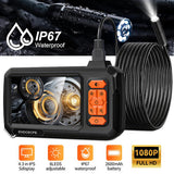 10M 8mm Lens Industrial Endoscope 1080P Digital Borescope Inspection Camera LED Lamp