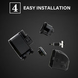 24W Adjustable Flow Aquarium Pump Water Submersible Fish Tank Fountain Pond Marine