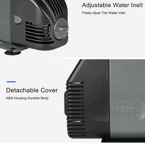 24W Adjustable Flow Aquarium Pump Water Submersible Fish Tank Fountain Pond Marine