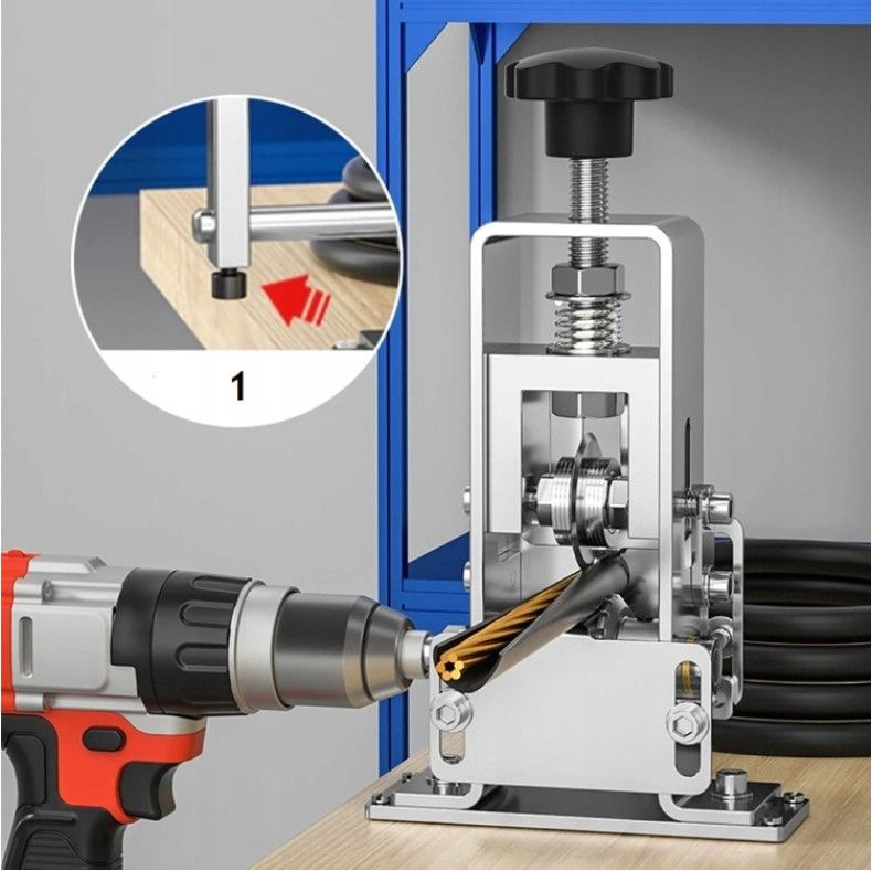 Manual & Electric Wire Stripping Machine Cable Cutter Copper Peeling Stripper AU