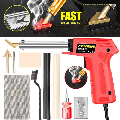 100W Plastic Welding Machine Stapler Welder Garage Tool Repair Kit Car Bumper
