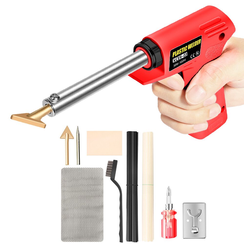 100W Plastic Welding Machine Stapler Welder Garage Tool Repair Kit Car Bumper