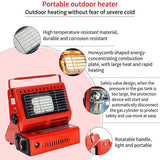 Patio Heaters: Portable Camping Gas Heater Outdoor Heating Stove Gas Baking Hunting Warmer AU RED