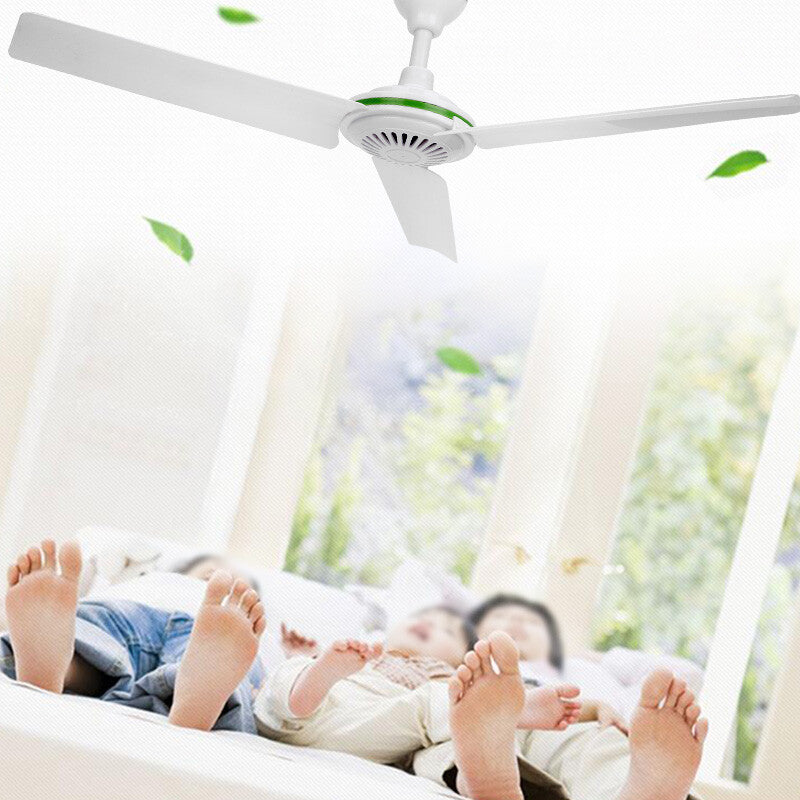 12V Ceiling Fan Portable Solar Power 3 Blade 0.7AMP Caravan Camping Outdoor