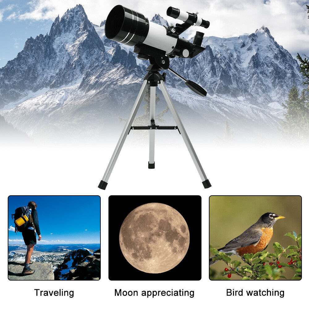 Astronomical Telescope 150x With Tripod Phone Adapter Monocular Moon Observation