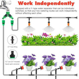 201X 50M Hose Garden Irrigation System Greenhouse Plant Watering DIY Micro Drip