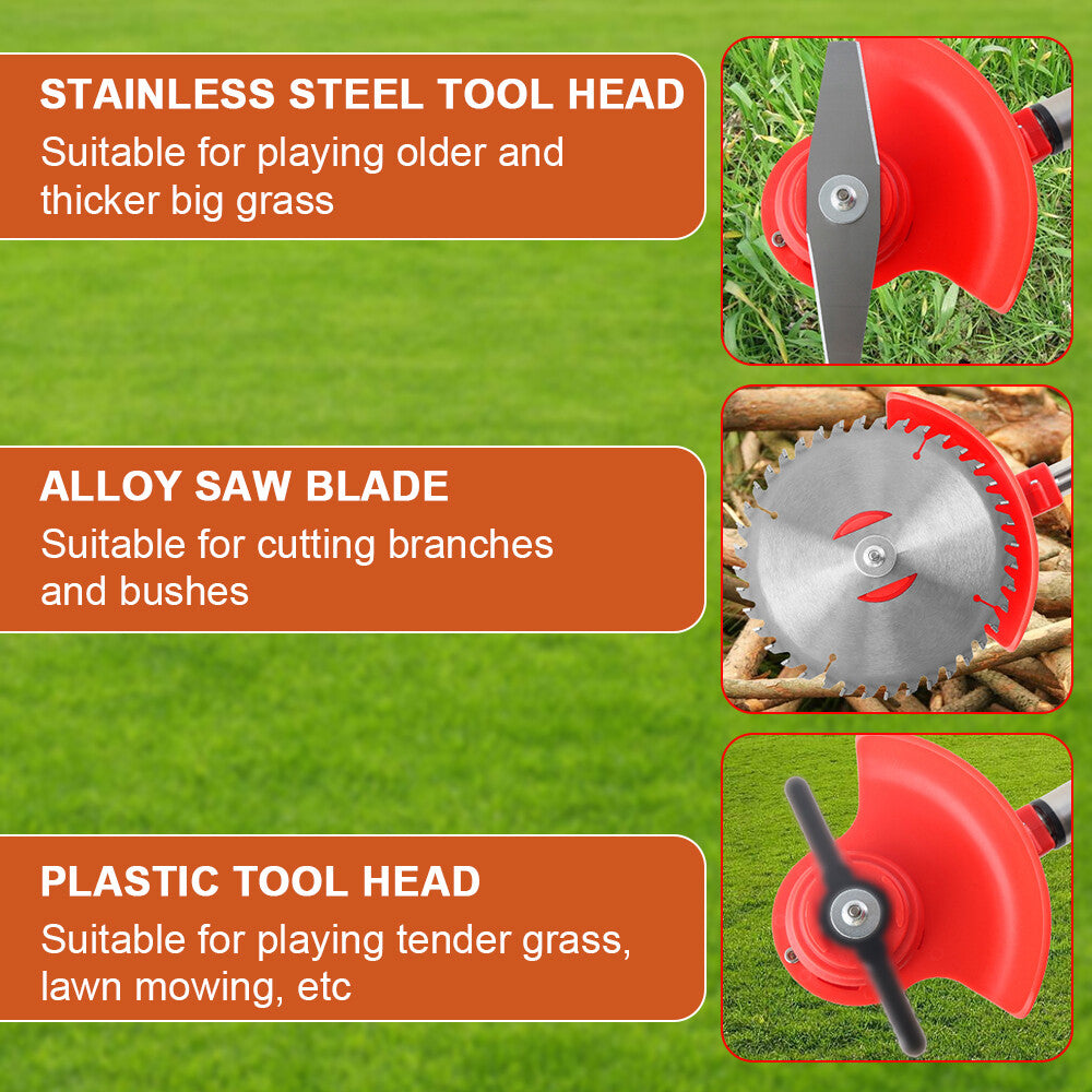 Whipper Snipper Mower Cordless Grass Trimmer Lawn Cutter Battery Brushcutter