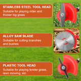 Whipper Snipper Mower Cordless Grass Trimmer Lawn Cutter Battery Brushcutter