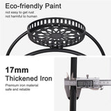 4 Layer 6 Pots Metal Plant Stand Flower Holder Rack Display Holder Shelf Garden