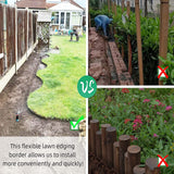 10M Fence Landscape Garden Lawn Edging Border Flexible Plant Grass Barrier