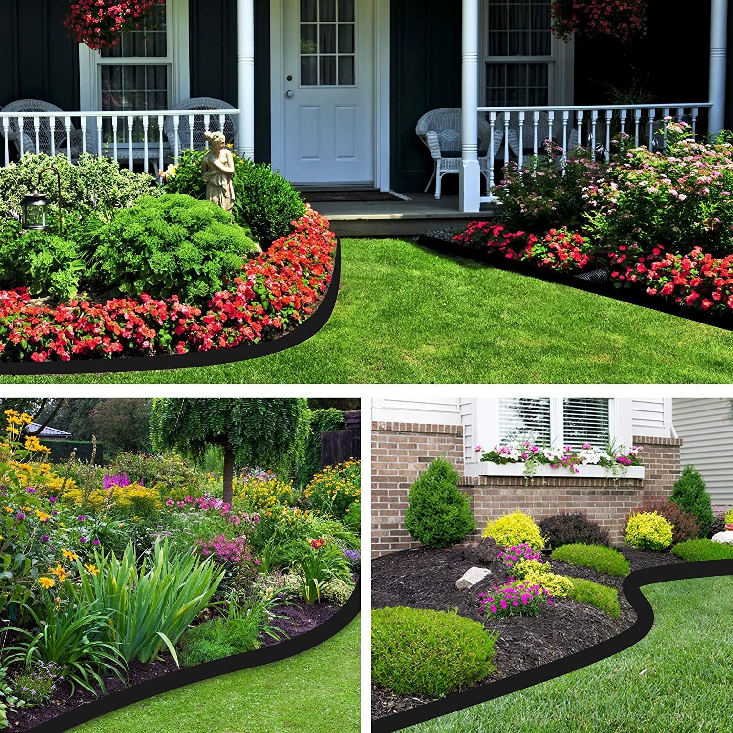 10M Fence Landscape Garden Lawn Edging Border Flexible Plant Grass Barrier