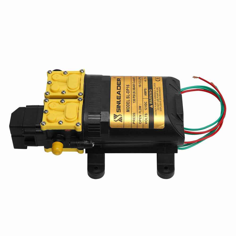12LPM Caravan 12V Water Pump 130PSI High Pressure Self-Priming Camping Boat Farm