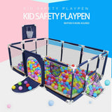 1.8M Large Baby Playpen Safety Gate Kids Toddler Fence Play Activity Center  AU