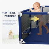 1.8M Large Baby Playpen Safety Gate Kids Toddler Fence Play Activity Center  AU