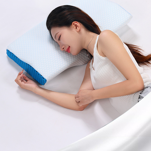 Memory Foam Contour Pillow Cervical Groove Ergonomic Neck Comfort  AU