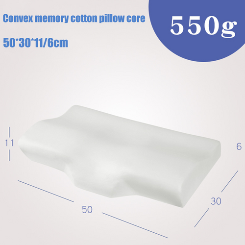 Memory Foam Contour Pillow Cervical Groove Ergonomic Neck Comfort  AU