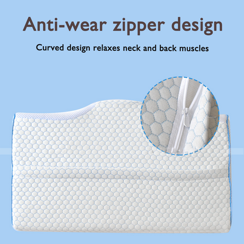 Memory Foam Contour Pillow Cervical Groove Ergonomic Neck Comfort  AU