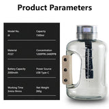 Kettles: Random Color Hydrogen Water Bottle 1.5L Hydrogen Rich Portable Rich Hydrogen Water Generator