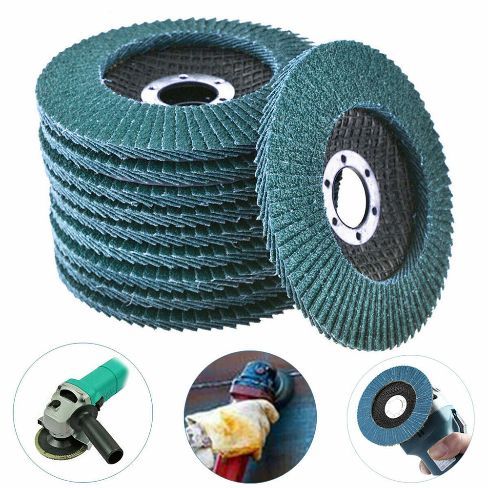 Sanding Accessories: 20 PCS 80 Grit Grinding Wheel 5'' 125MM Angle Grinder Flap Sanding Disc AU