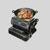 Patio Heaters: Portable Butane Gas Heater Camping Camp Tent Outdoor Hiking Camper Survival Black