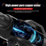 Automotive Cleaning: Electric Car Pressure Washer Cordless Spray Gun W/ 2 Battery Water Cleaner Tool