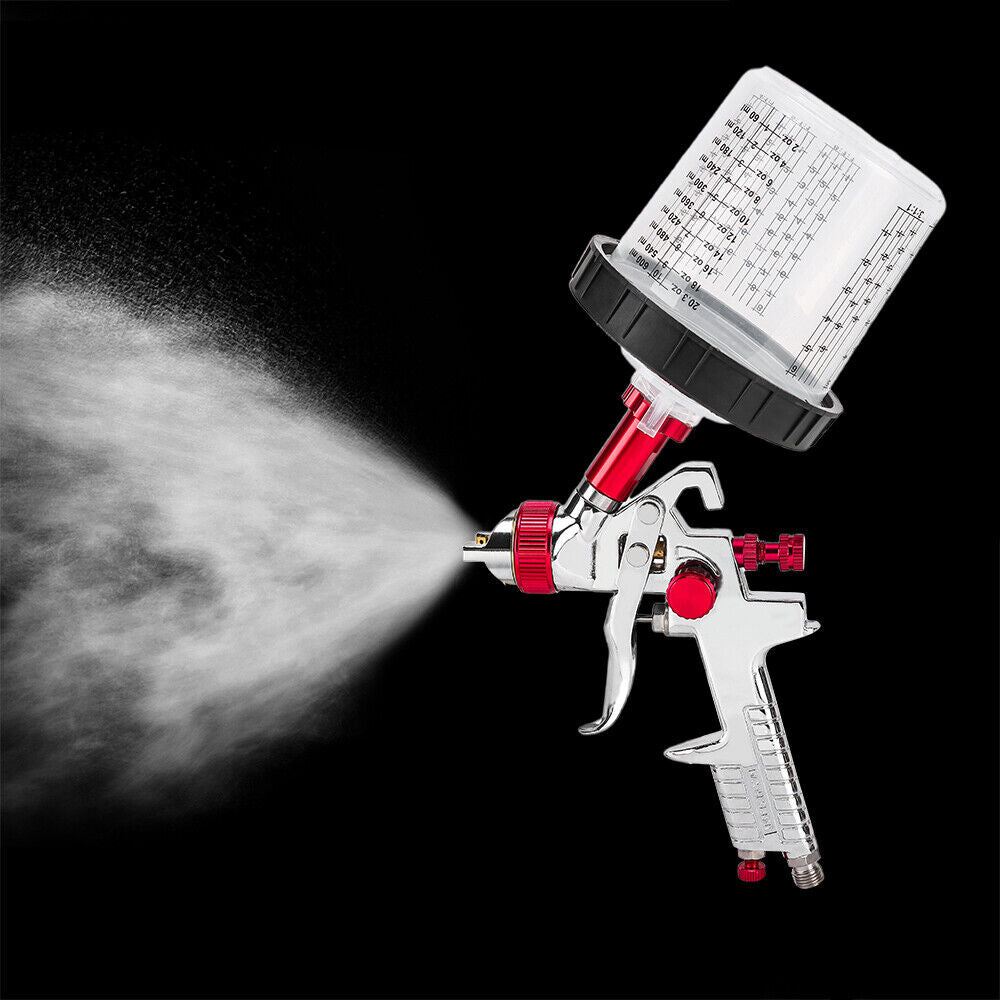Caravan Accessories: Air HVLP Spray Gun Paint Gun 600CC Gravity Feed Cup 1.4mm 1.7mm 2mm Tip AU Stock