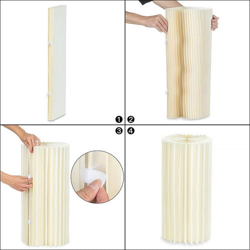 Other Wedding Decorations: 3 PCS Carboard Round Plinth Cylinder Pedestal Wedding Flower Display Stand