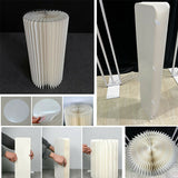 Other Wedding Decorations: 5 Hard Carboard Display Stand Round Plinth Cylinder Pedestal Wedding Flower