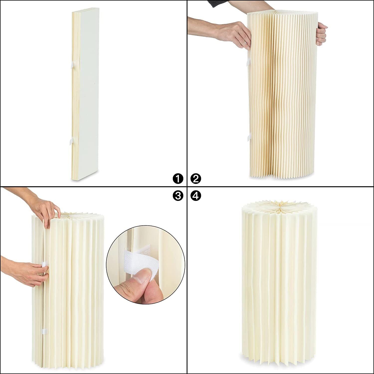 Other Wedding Decorations: 5 Hard Carboard Display Stand Round Plinth Cylinder Pedestal Wedding Flower