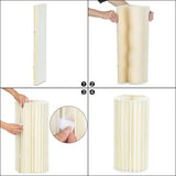 Other Wedding Decorations: 5 Hard Carboard Display Stand Round Plinth Cylinder Pedestal Wedding Flower