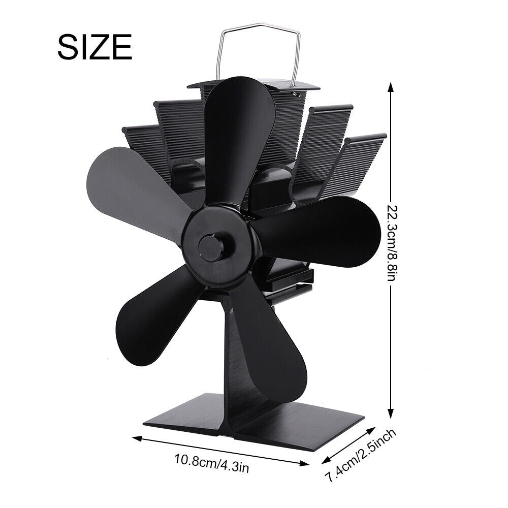 Transformers & Regulators: Wood Heater Fan Eco Heat Powered Self-Powered Silent for Fireplace Stove Burner