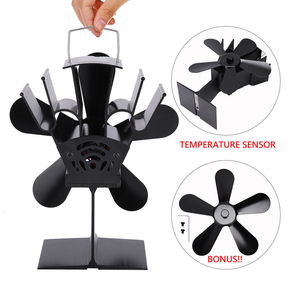 Transformers & Regulators: Wood Heater Fan Eco Heat Powered Self-Powered Silent for Fireplace Stove Burner